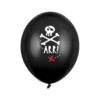 Piraten Ballonnen Zwart 30cm 6st