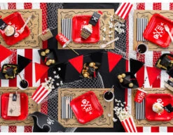 Piraten Borden 20cm 6st -Feestartikelen Winkel piraten borden 20cm 6st 3