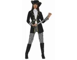 Piraten Kostuum Dames Zwart