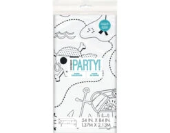 Piraten Tafelkleed Kleurplaat 2,13m -Feestartikelen Winkel piraten tafelkleed kleurplaat 213m 3