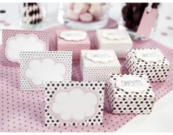 Placemats Roze Zwart 40cm 6st -Feestartikelen Winkel placemats roze zwart 40cm 6st 5