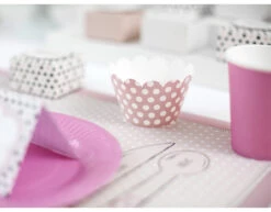 Placemats Roze Zwart 40cm 6st -Feestartikelen Winkel placemats roze zwart 40cm 6st 7