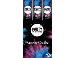 Poeder Kanon Gender Reveal Blauw 30cm -Feestartikelen Winkel poeder kanon gender reveal blauw 30cm 1