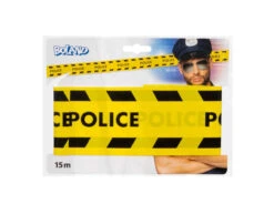 Politie Afzetlint 1,5m -Feestartikelen Winkel politie afzetlint 15m 2