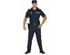 Politie Kostuum Blauw
