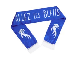 Polyester Sjaal Allez Les Bleus Dubbelzijdig 145x17cm -Feestartikelen Winkel polyester sjaal allez les bleus dubbelzijdig 145x1 3