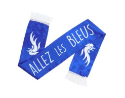 Polyester Sjaal Allez Les Bleus Dubbelzijdig 145x17cm -Feestartikelen Winkel polyester sjaal allez les bleus dubbelzijdig 145x1 4