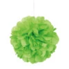 Pompon Lime Groen 20cm 3st -Feestartikelen Winkel pompon lime groen 20cm 3st