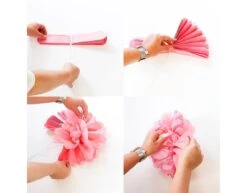 Pompon Neon Geel 30cm -Feestartikelen Winkel pompon neon geel 30cm 2