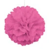 Pompon Roze 40cm -Feestartikelen Winkel pompon roze 40cm