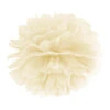 Pompon Vanille Creme 35cm -Feestartikelen Winkel pompon vanille creme 35cm