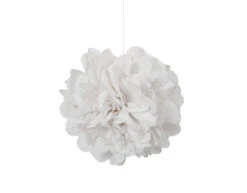 Pompon Wit 20cm 3st