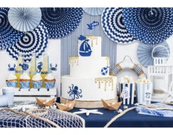 Popcorn Bakjes Blauw Mix 12,5cm 6st -Feestartikelen Winkel popcorn bakjes blauw mix 125cm 6st 3