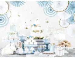 Popcorn Bakjes Blauw Mix 12,5cm 6st -Feestartikelen Winkel popcorn bakjes blauw mix 125cm 6st 7
