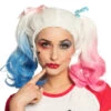 Pruik Harley Quinn -Feestartikelen Winkel pruik harley quinn