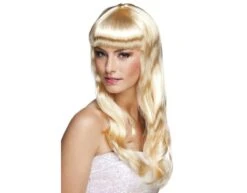 Pruik Lang Haar Blond