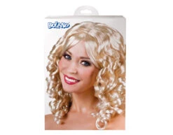 Pruik Lang Haar Krul Blond -Feestartikelen Winkel pruik lang haar krul blond 1