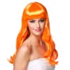Pruik Lang Haar Oranje -Feestartikelen Winkel pruik lang haar oranje