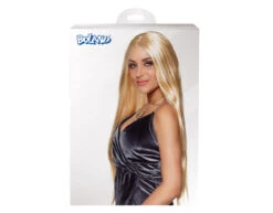 Pruik Lang Haar Stijl Blond -Feestartikelen Winkel pruik lang haar stijl blond 1