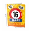 Raambord 16 Jaar 60cm -Feestartikelen Winkel raambord 16 jaar 60cm