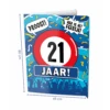 Raambord 21 Jaar 60cm -Feestartikelen Winkel raambord 21 jaar 60cm