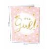 Raambord It's A Girl! 60cm -Feestartikelen Winkel raambord its a girl 60cm