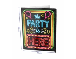 Raambord The Party Is Here 60cm