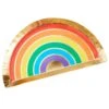 Regenboog Borden 26cm 8st -Feestartikelen Winkel regenboog borden 26cm 8st