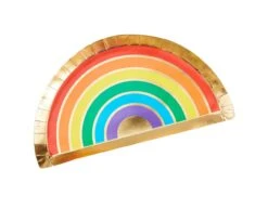 Regenboog Borden 26cm 8st