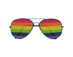 Regenboog Bril Rock -Feestartikelen Winkel regenboog bril rock 2