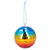 Regenboog Discobal 8cm 6st -Feestartikelen Winkel regenboog discobal 8cm 6st