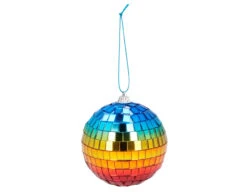 Regenboog Discobal 8cm 6st