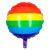 Regenboog Helium Ballon Dubbelzijdig Leeg 45cm -Feestartikelen Winkel regenboog helium ballon dubbelzijdig leeg 45cm