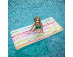 Regenboog Luchtbed Rechthoekig 1,8m -Feestartikelen Winkel regenboog luchtbed rechthoekig 18m 1