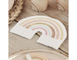 Regenboog Servetten 16,5cm 16st -Feestartikelen Winkel regenboog servetten 165cm 16st 2