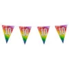 Regenboog Slinger 10 Jaar 6m -Feestartikelen Winkel regenboog slinger 10 jaar 6m