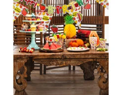 Rietjes Fruit Papier 20cm 6st -Feestartikelen Winkel rietjes fruit papier 20cm 6st 8