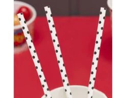 Rietjes Stippen 19,5cm 20st -Feestartikelen Winkel rietjes stippen 195cm 20st 2