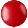 Rode Ballon Metallic Fiery Red 80cm -Feestartikelen Winkel rode ballon metallic fiery red 80cm