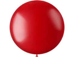 Rode Ballon Metallic Fiery Red 80cm