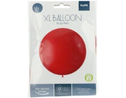 Rode Ballon Ruby Red 78cm -Feestartikelen Winkel rode ballon ruby red 78cm 1