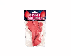 Rode Ballonnen Metallic 30cm 8st -Feestartikelen Winkel rode ballonnen metallic 30cm 8st 1