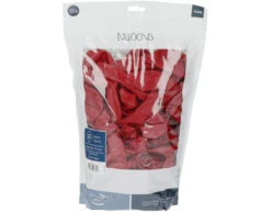 Rode Ballonnen Metallic Fiery Red 33cm 100st -Feestartikelen Winkel rode ballonnen metallic fiery red 33cm 100st 1