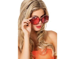 Rode Bril 70'S -Feestartikelen Winkel rode bril 70s 1