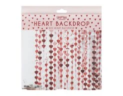 Rode Hangdecoratie Hartjes 2,5m -Feestartikelen Winkel rode hangdecoratie hartjes 25m 1