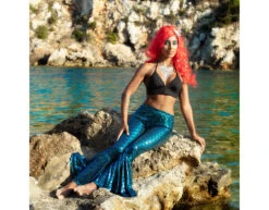 Rode Pruik Sirena -Feestartikelen Winkel rode pruik sirena 2