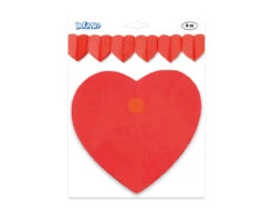 Rode Slinger Hart 4m -Feestartikelen Winkel rode slinger hart 4m 3