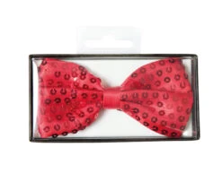 Rode Strik Paillet -Feestartikelen Winkel rode strik paillet 1