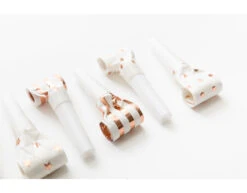 Roltongen Rose Goud 6st -Feestartikelen Winkel roltongen rose goud 6st 2