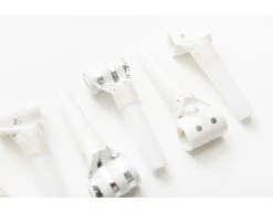 Roltongen Zilver 6st -Feestartikelen Winkel roltongen zilver 6st 1